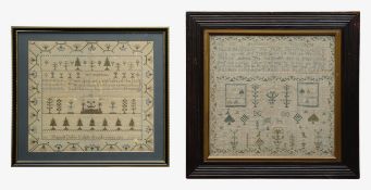 A George III needlework sampler