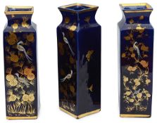 A group of three Mason's Ironstone Chinese style vases