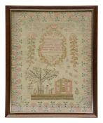 A George III needlework sampler