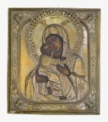 A Russian icon of the Madonna and Child