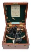 A WWII Huson (Henry Hughes & Son) sextant