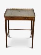 A mahogany writing desk