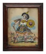 An early Victorian tinsel print