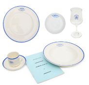 A group of Mason's Ironstone Seaman's hospital tableware