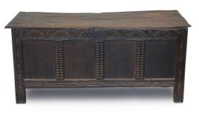 An oak coffer