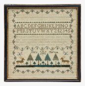 A needlework sampler