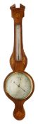 A George III mahogany wheel barometer