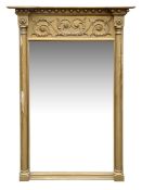 A Regency gilt wood pier mirror
