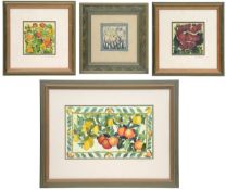 Jane Hickman (British Contemporary Artist) 'Fruit and Flowers'