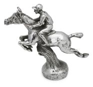 A chrome plated car mascot