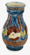 A Della Robbia pottery vase