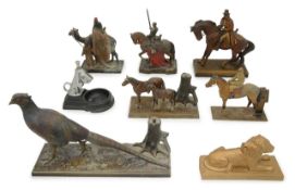 A group of eight novelty table match strikers