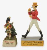 A Johnnie Walker advertising figure