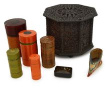 A group of Asian and Ethnographic decorative items
