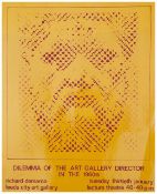 Demarco Lecture poster, Leeds 1960s