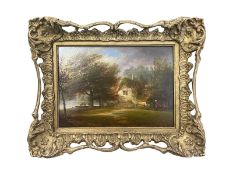 William Payne (British, 1760-1830) 'By the Serpentine, Hyde Park'