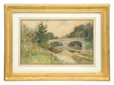 Arthur Claude Strachan (Scottish, 1865-1938) 'Hodder Bridge'