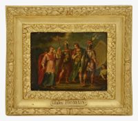 Circle of Giulio Romano (Italian, 1499 - 1546) 'Departure of Andromache after the siege of Troy'