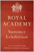 RA Summer Exhibition poster, 1954