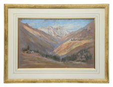 Lincoln Rowe (British, b.1951) 'Evening light on Mount Everest, Nuptse and Lhotse'