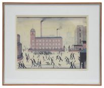 L. S. Lowry RBA RA (Brit., 1887-1976) 'Mill scene, 1959'