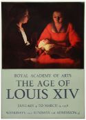 RA Age of Louis XIV poster, 1958