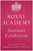 RA Summer Exhibition poster, 1956