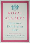 RA Summer Exhibition poster, 1960