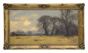 James Fry (British, 1911-1985) 'Purbeck landscape near Wytch Farm'