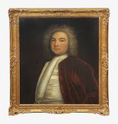 British School (mid 18th century) Bust-length portrait of a gentleman