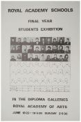 RA Final Year Students Exhibition poster, c. 1963