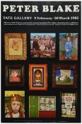 Peter Blake Tate Gallery poster, 1983