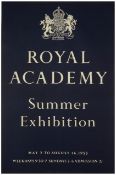 RA Summer Exhibition poster, 1953