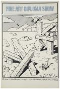 Portsmouth College of Art & Design, 1980s Fine Art poster