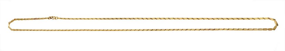 A Chinese barley link necklace