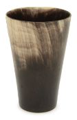 A Scottish horn beaker