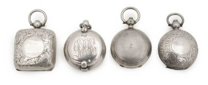 A group of four Victorian and Edward VII sovereign cases