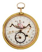 18K Swiss calendar watch