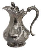 A Victorian silver water jug