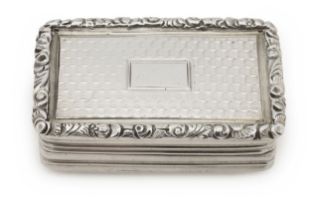 A William IV silver vinaigrette