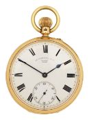 18ct open face pocket watch Cheminant