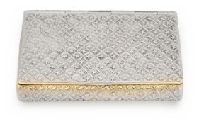 A Portuguese silver snuffbox