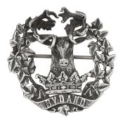 A Scottish Clan Gordon silver brooch