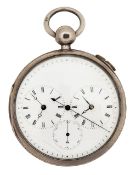 An unusual Swiss pocket watch movement,