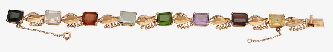 A multi gem bracelet