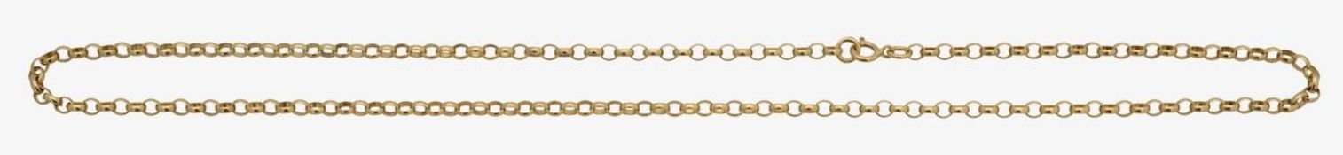 A 9ct belcher chain
