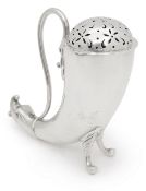 A Victorian silver novelty sugar sifter