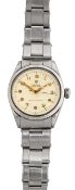 A stainless steel Rolex Oyster Royal Shock-Resisting wristwatch