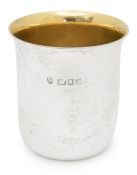 An Elizabeth II silver beaker