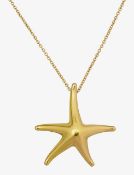 An 18ct Tiffany starfish necklace